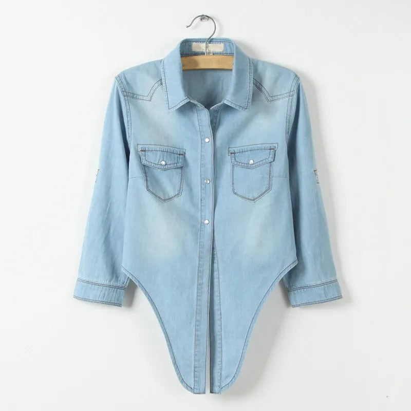 Harper Brooklyn | Denim Crop Top