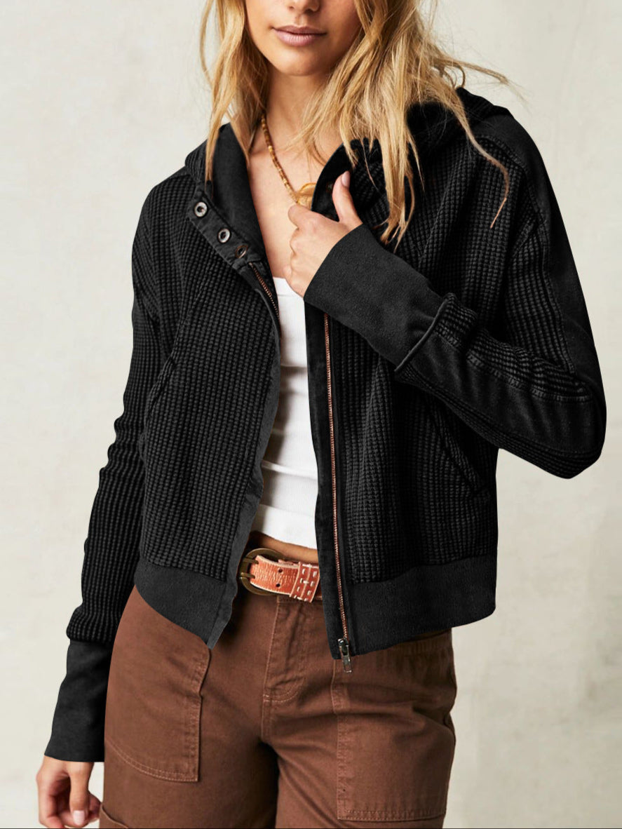 Harper Brooklyn | Waffle Hoodie