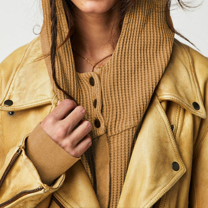 Harper Brooklyn | Waffle Hoodie