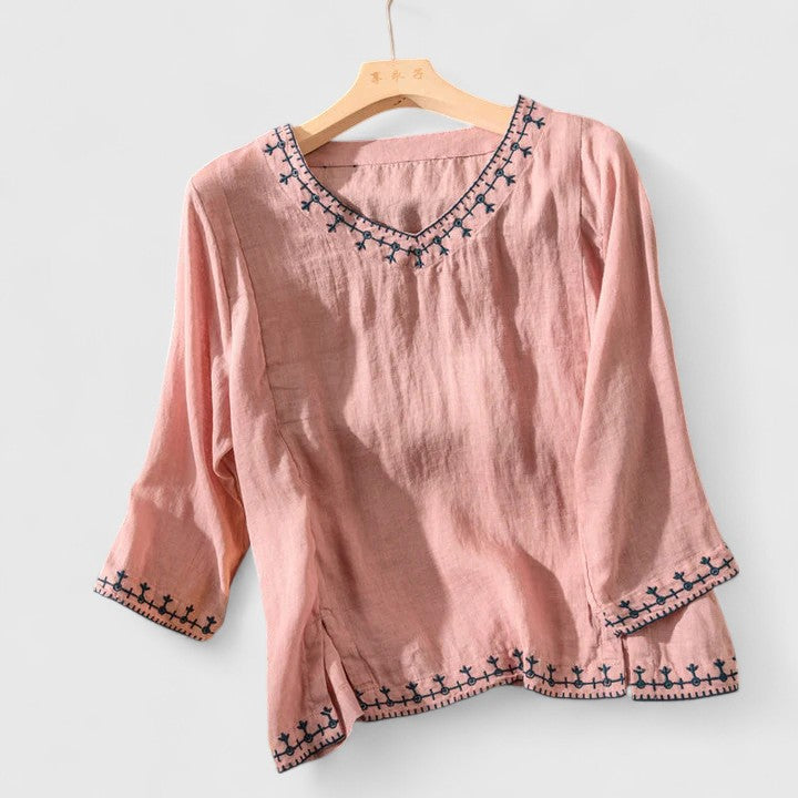Harper Brooklyn | V-Neck Blouse