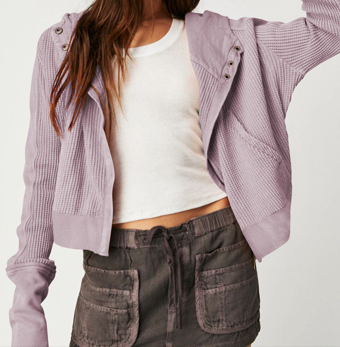 Harper Brooklyn | Waffle Hoodie