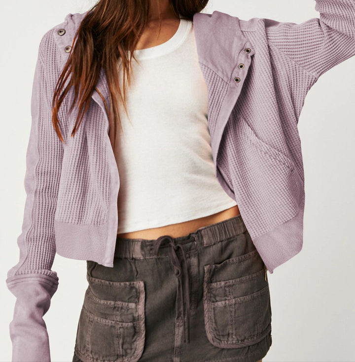 Harper Brooklyn | Waffle Hoodie