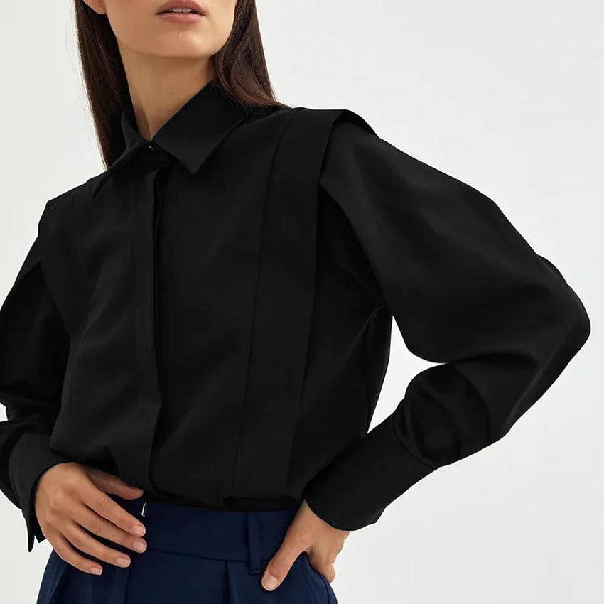 Harper Brooklyn | Blouse, 100% Organic Cotton, Classic Fit