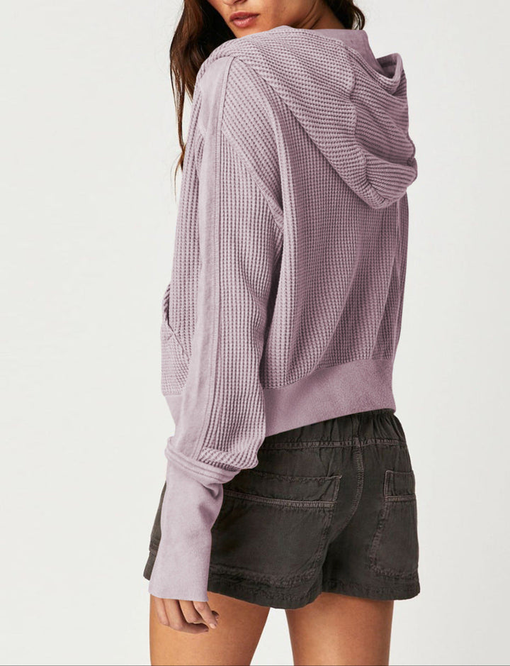 Harper Brooklyn | Waffle Hoodie