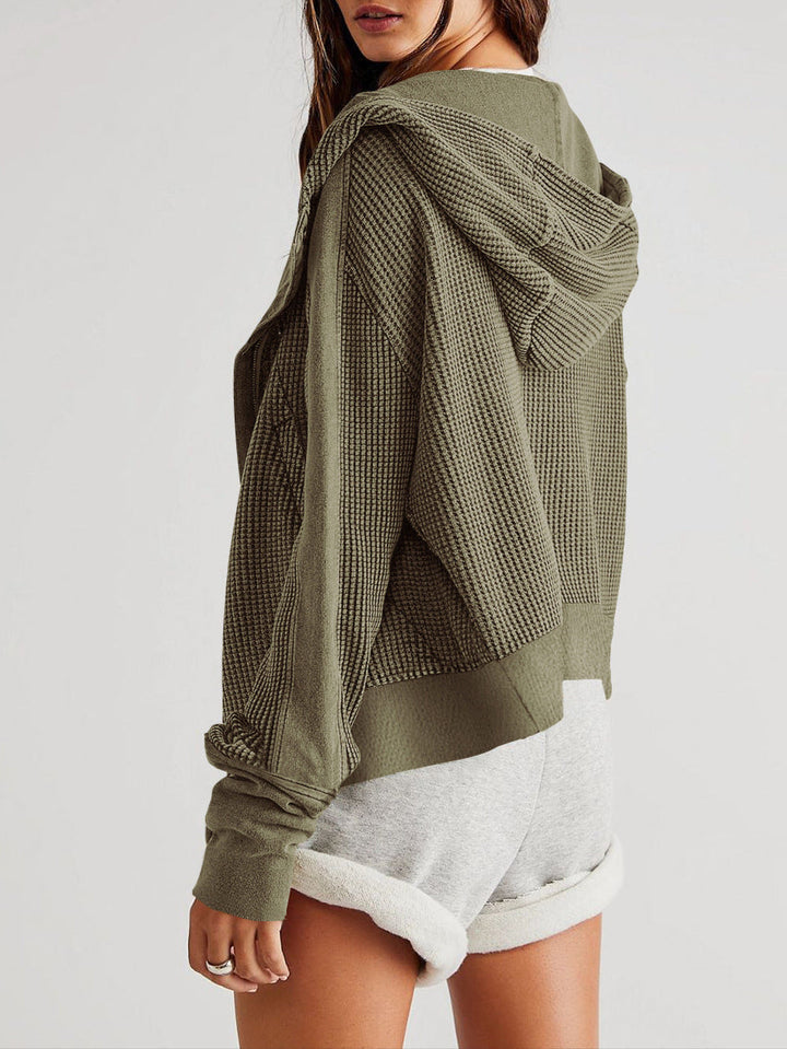 Harper Brooklyn | Waffle Hoodie
