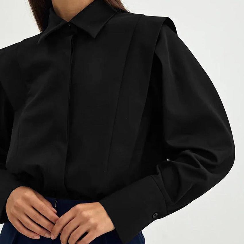 Harper Brooklyn | Blouse, 100% Organic Cotton, Classic Fit