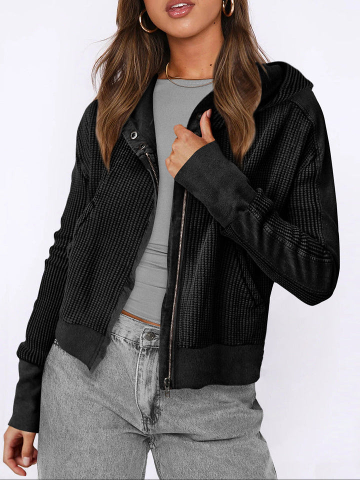 Harper Brooklyn | Waffle Hoodie