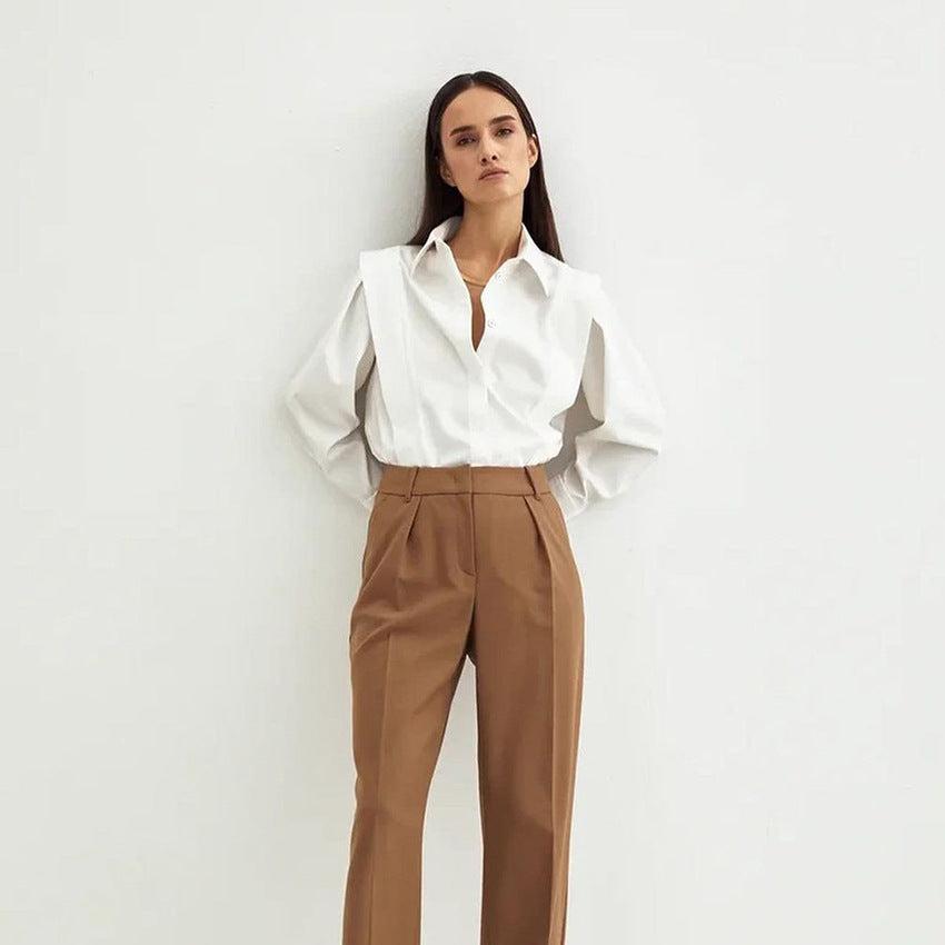 Harper Brooklyn | Blouse, 100% Organic Cotton, Classic Fit
