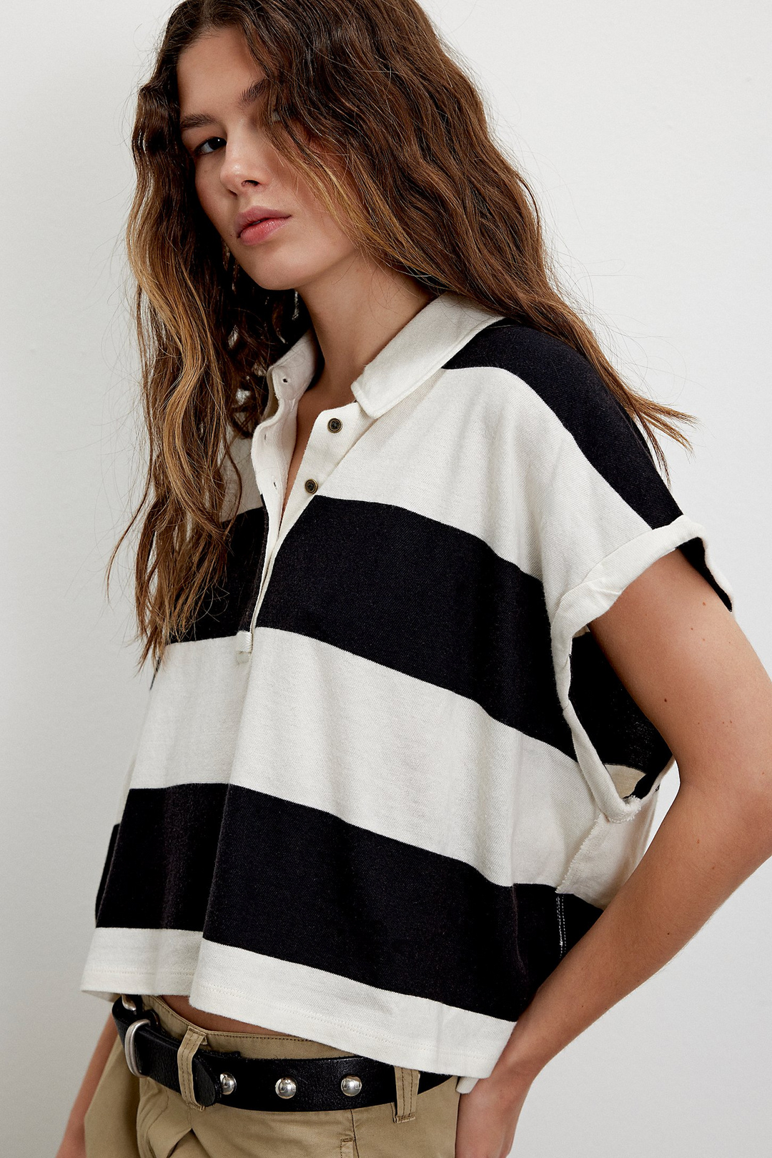 Harper Brooklyn | Cropped Polo