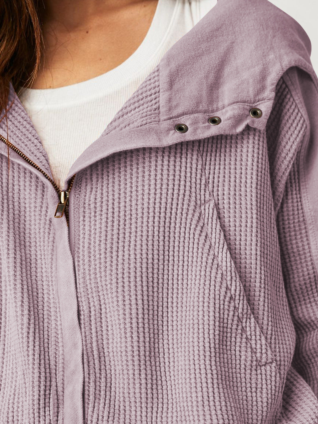 Harper Brooklyn | Waffle Hoodie