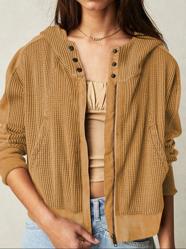Harper Brooklyn | Waffle Hoodie
