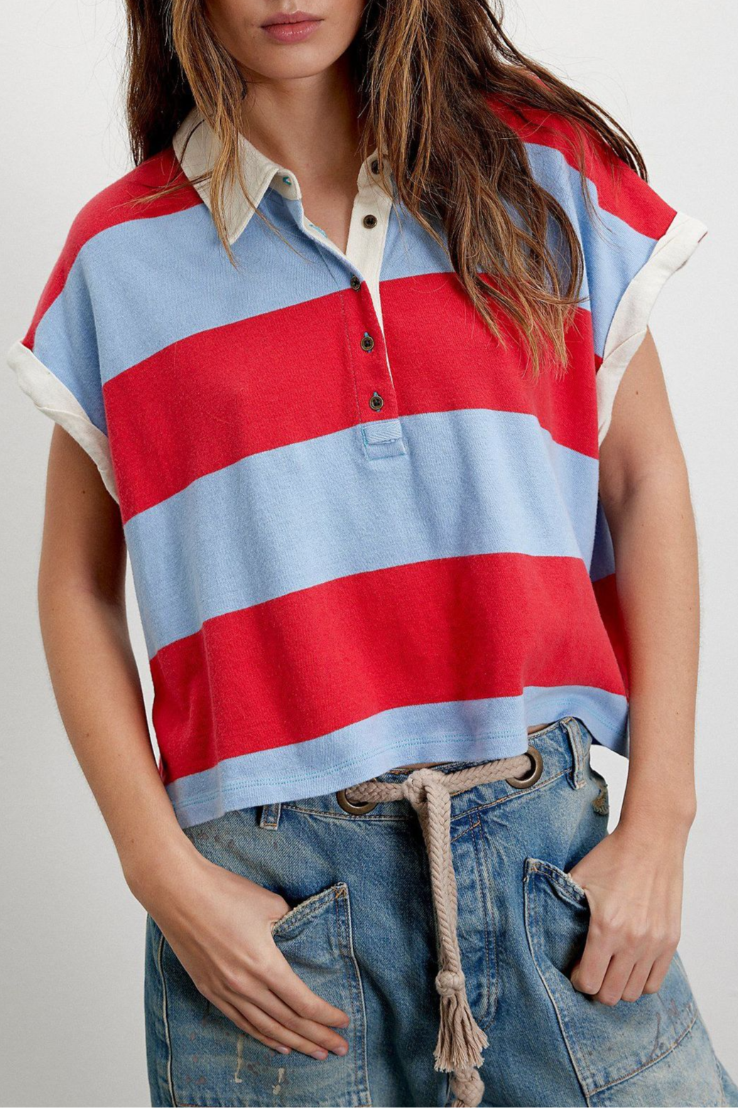 Harper Brooklyn | Cropped Polo
