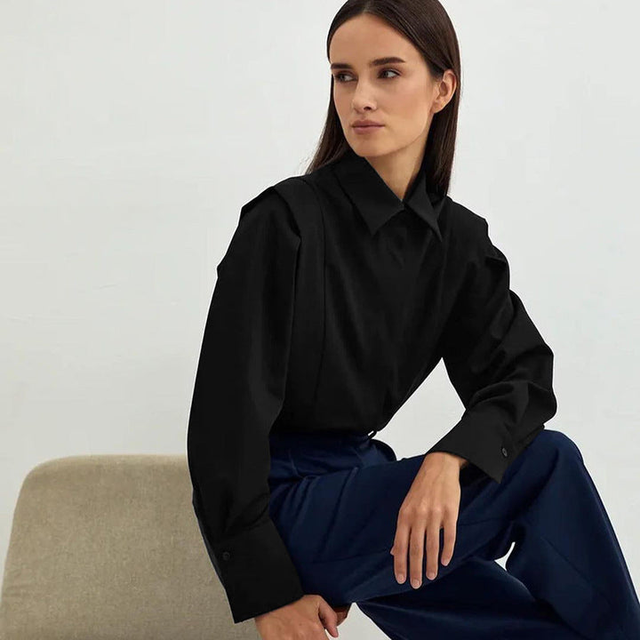 Harper Brooklyn | Blouse, 100% Organic Cotton, Classic Fit