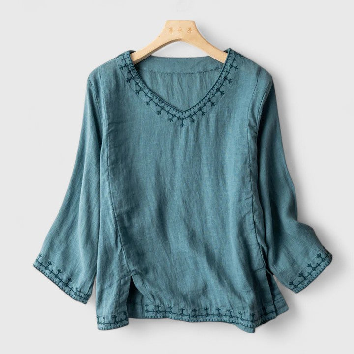Harper Brooklyn | V-Neck Blouse