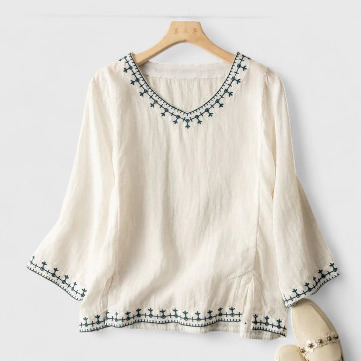 Harper Brooklyn | V-Neck Blouse