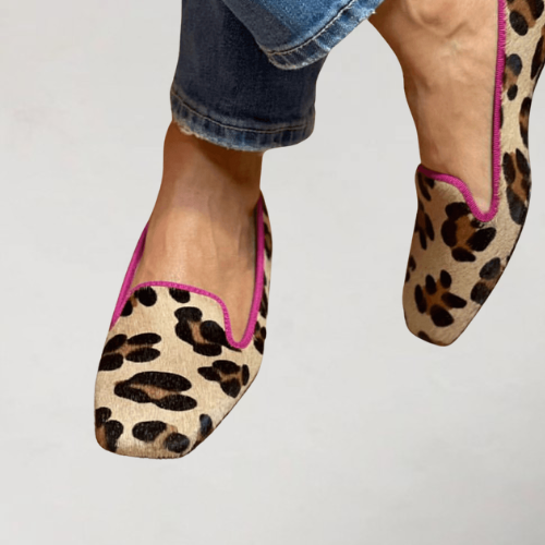 Harper Brooklyn| Loafers - Leopard Print