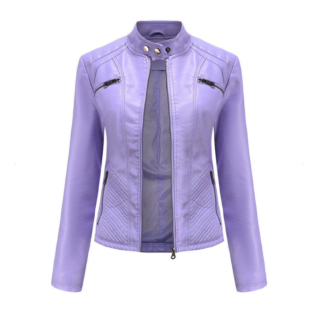 Harper Brooklyn | Women's Zip-up Biker Jacket