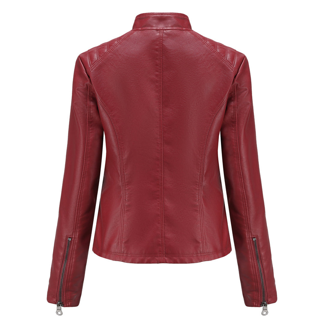 Harper Brooklyn | Women's Zip-up Biker Jacket