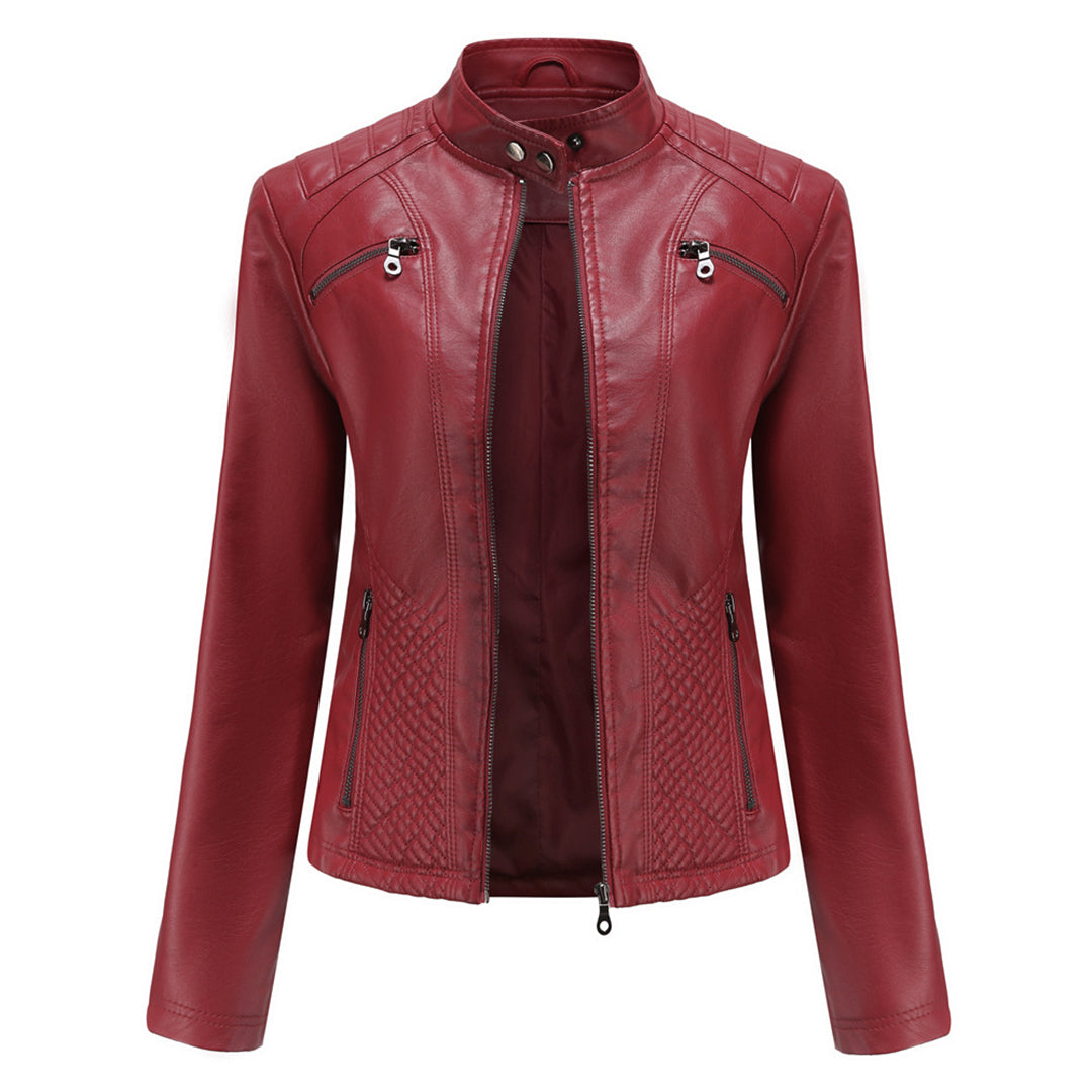 Harper Brooklyn | Women's Zip-up Biker Jacket