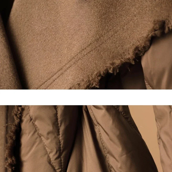 Harper Brooklyn | Down Coat with Wool Trim