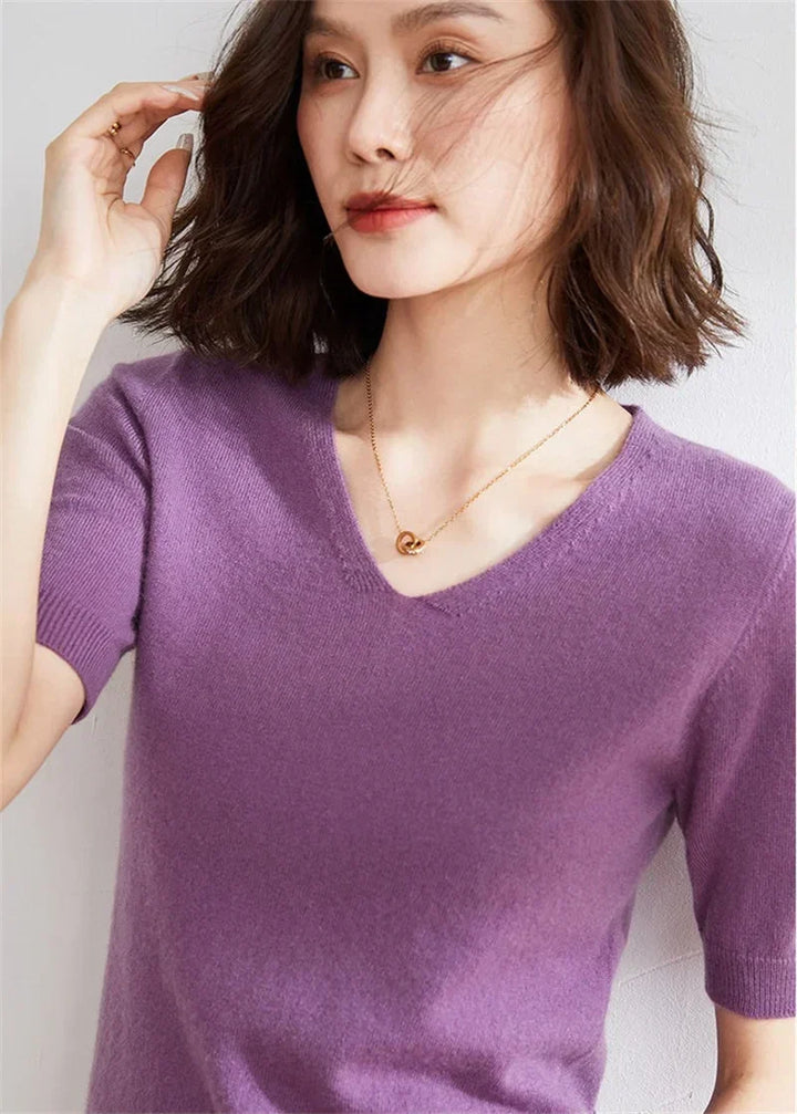 Harper Brooklyn | V-Neck Knit Top