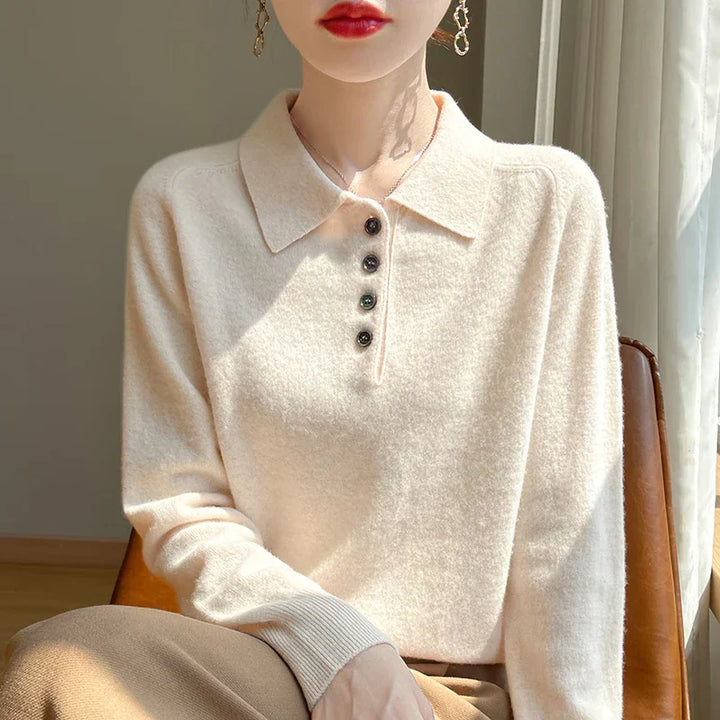 Harper Brooklyn| Wool Polo Sweater