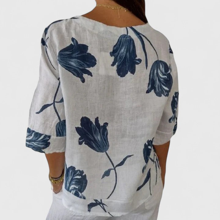Harper Brooklyn | Floral Print Blouse