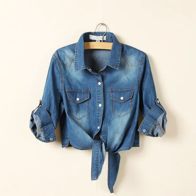 Harper Brooklyn | Denim Crop Top