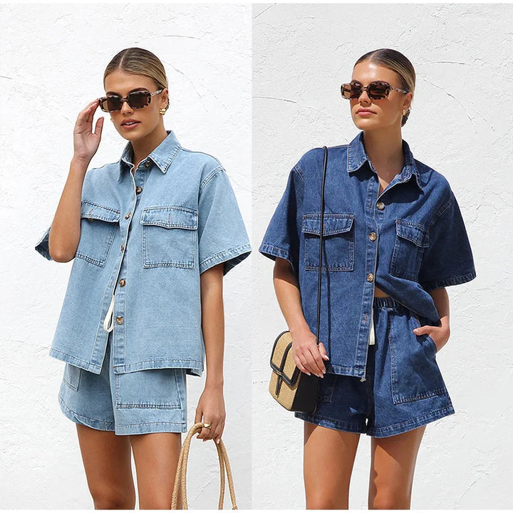 Harper Brooklyn | Denim 2-Piece Set