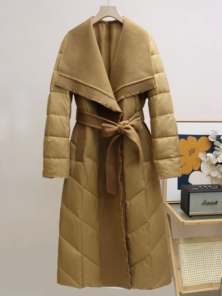 Harper Brooklyn | Down Coat with Wool Trim