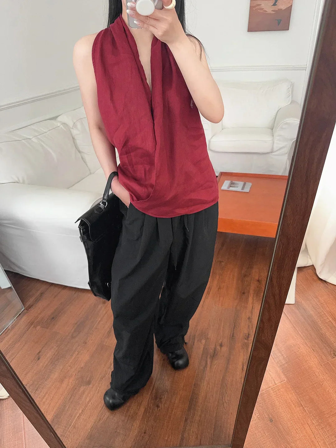 Harper Brooklyn | Drape Linen Vest