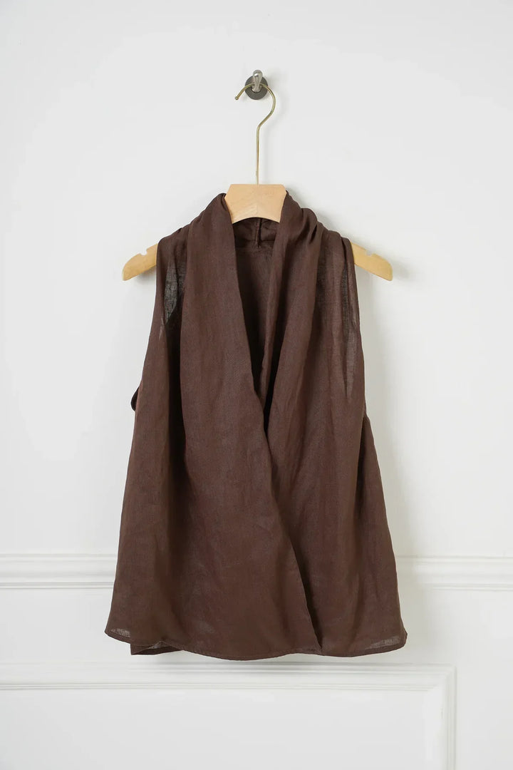 Harper Brooklyn | Drape Linen Vest