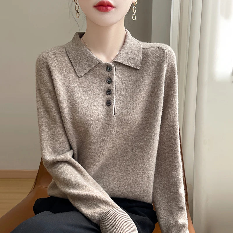 Harper Brooklyn| Wool Polo Sweater