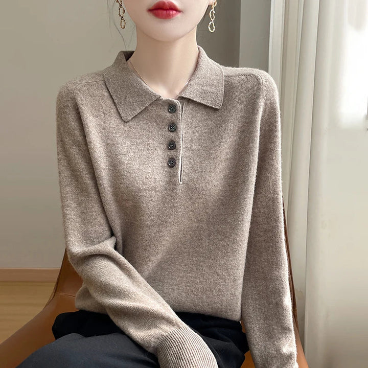 Harper Brooklyn| Wool Polo Sweater