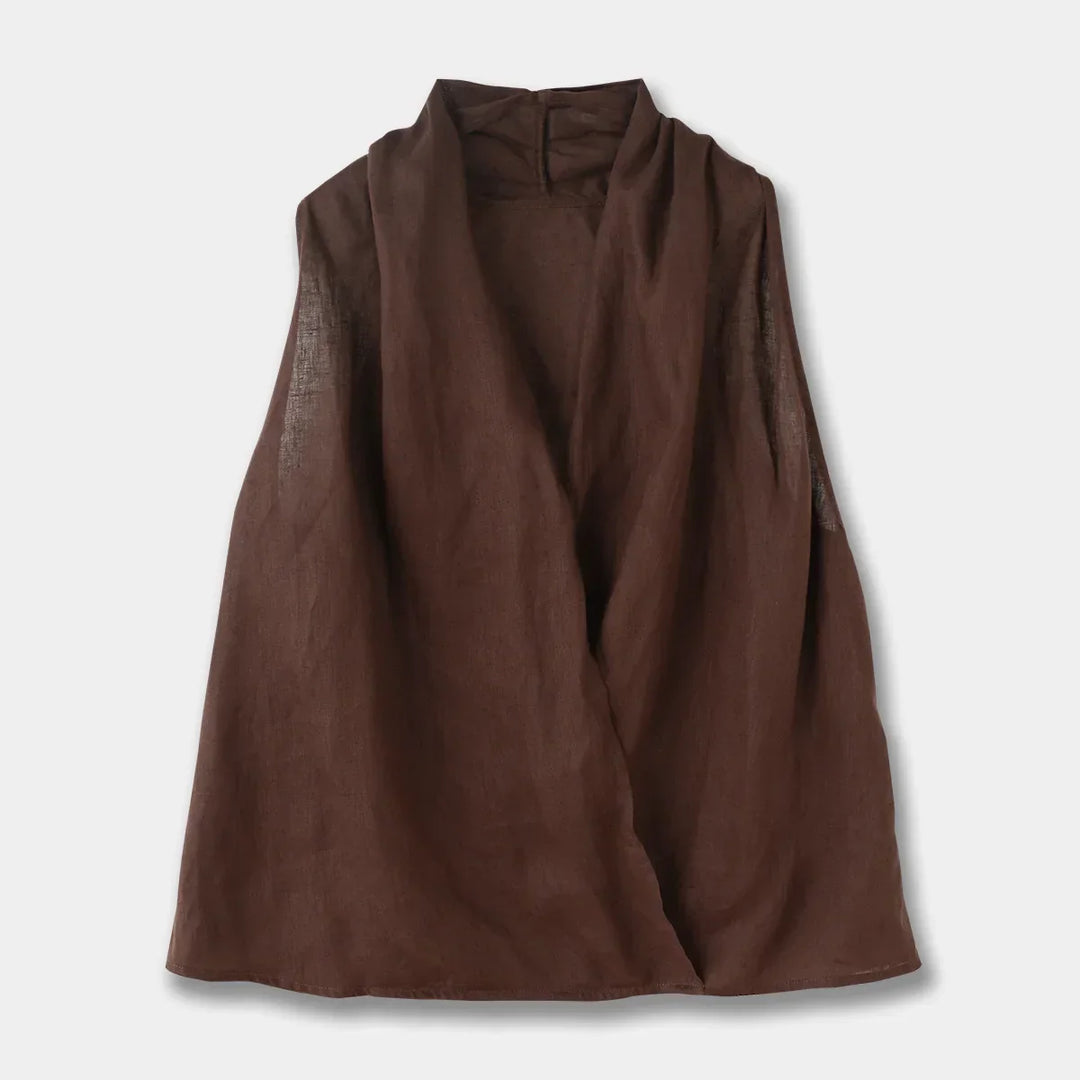 Harper Brooklyn | Drape Linen Vest