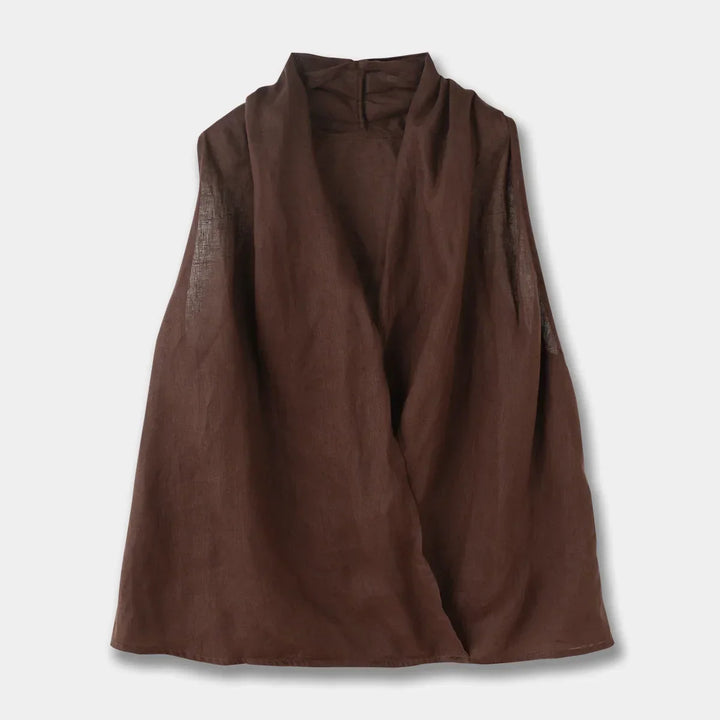 Harper Brooklyn | Drape Linen Vest