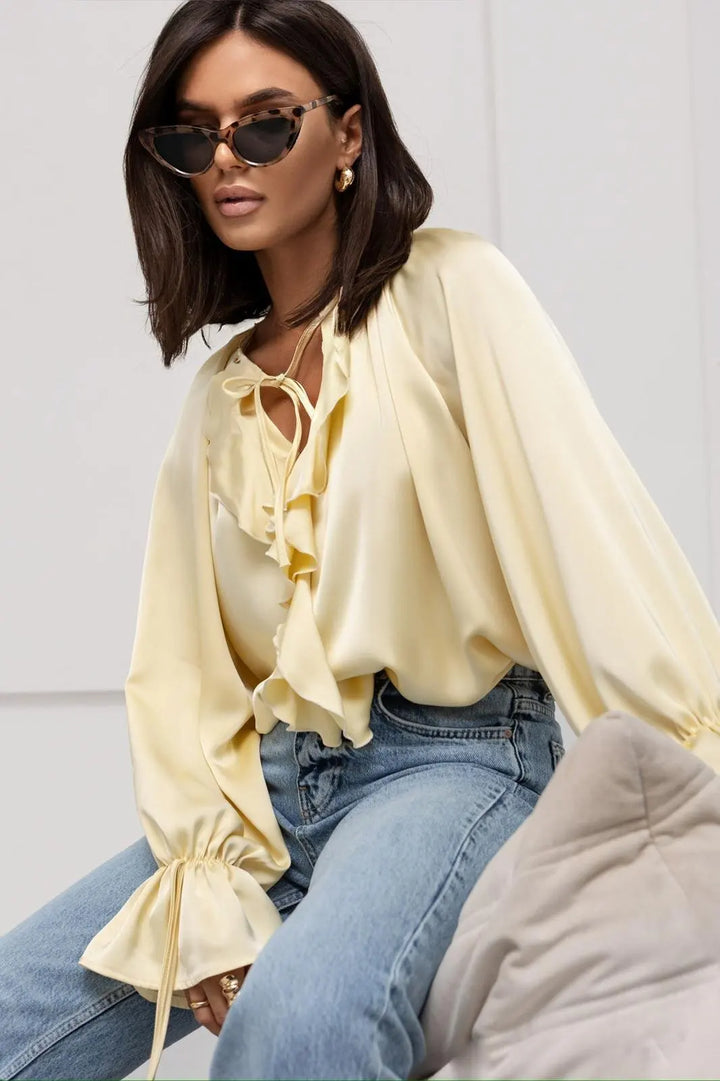Harper Brooklyn | Satin Blouse