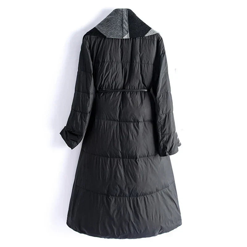 Harper Brooklyn | Down Coat with Wool Panels
