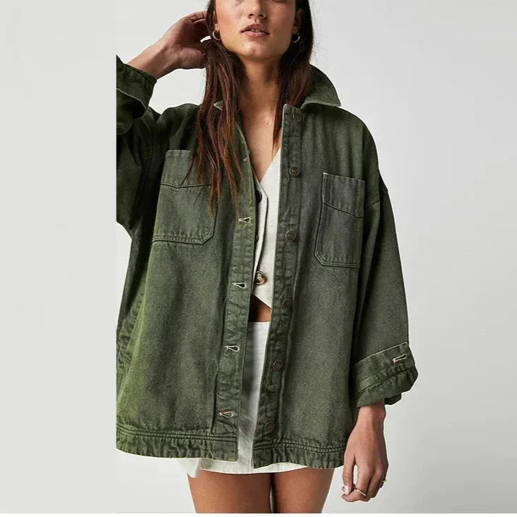 Harper Brooklyn| Washed Denim Jacket