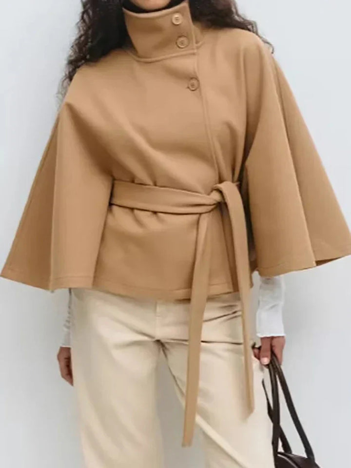 Harper Brooklyn| Wool-Blend Cape Coat