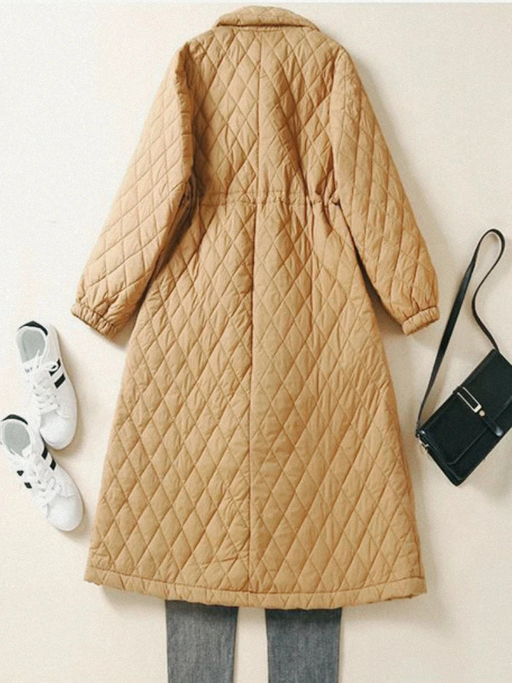 Harper Brooklyn | Quilted Long Coat