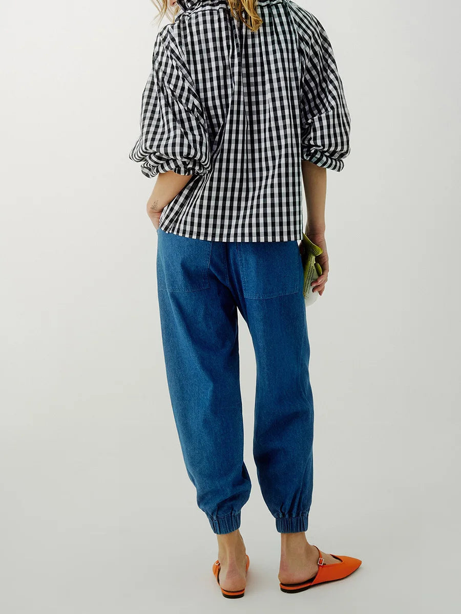 Harper Brooklyn | Puffed Cotton Blouse