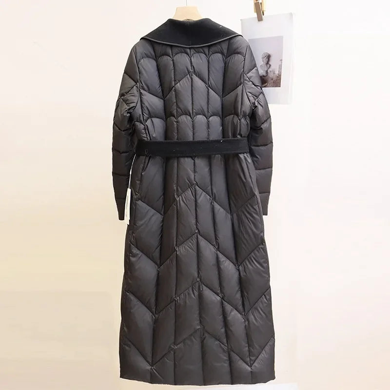 Harper Brooklyn | Down Coat with Wool Trim