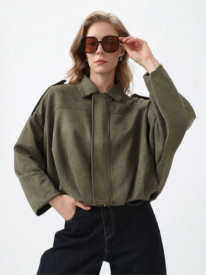 Harper Brooklyn | Women's Suede Bomber