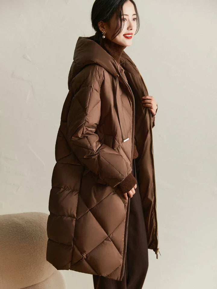 Harper Brooklyn | Quilted Hooded Down Coat