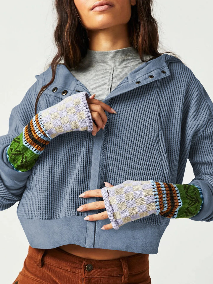 Harper Brooklyn | Waffle Hoodie