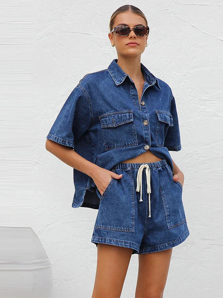 Harper Brooklyn | Denim 2-Piece Set
