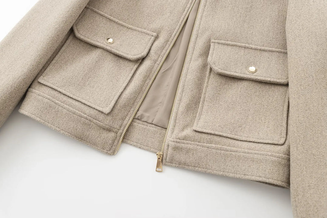 Harper Brooklyn | Women's Wool Bomber Jacket