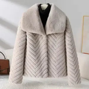 Harper Brooklyn | Faux Mink Jacket