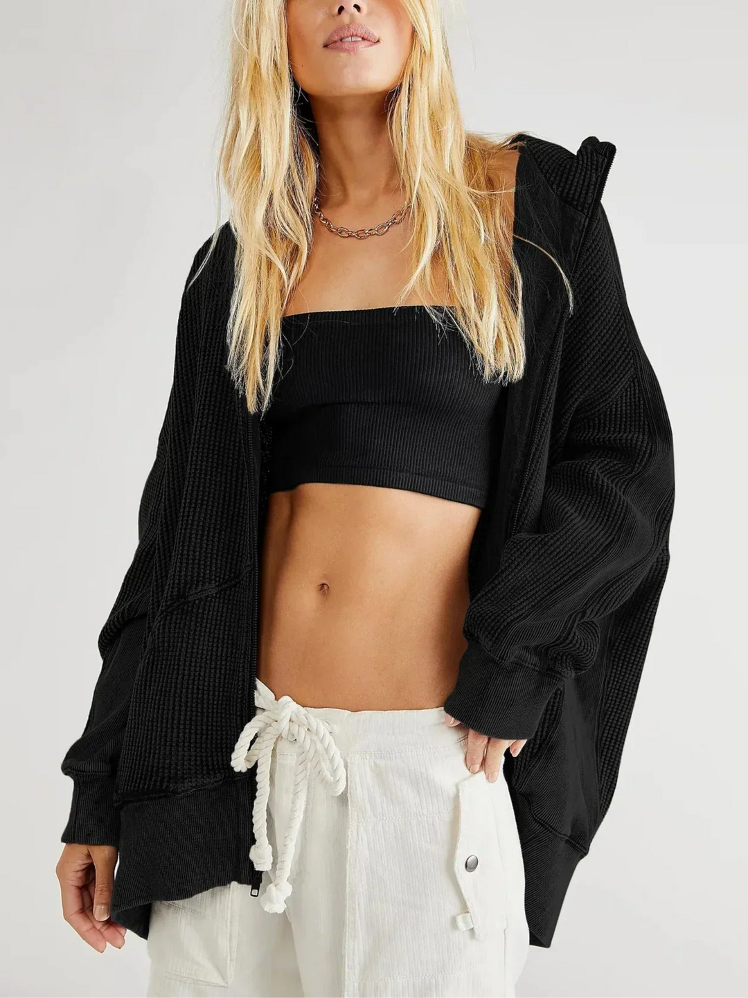 Harper Brooklyn | Knit Hoodie